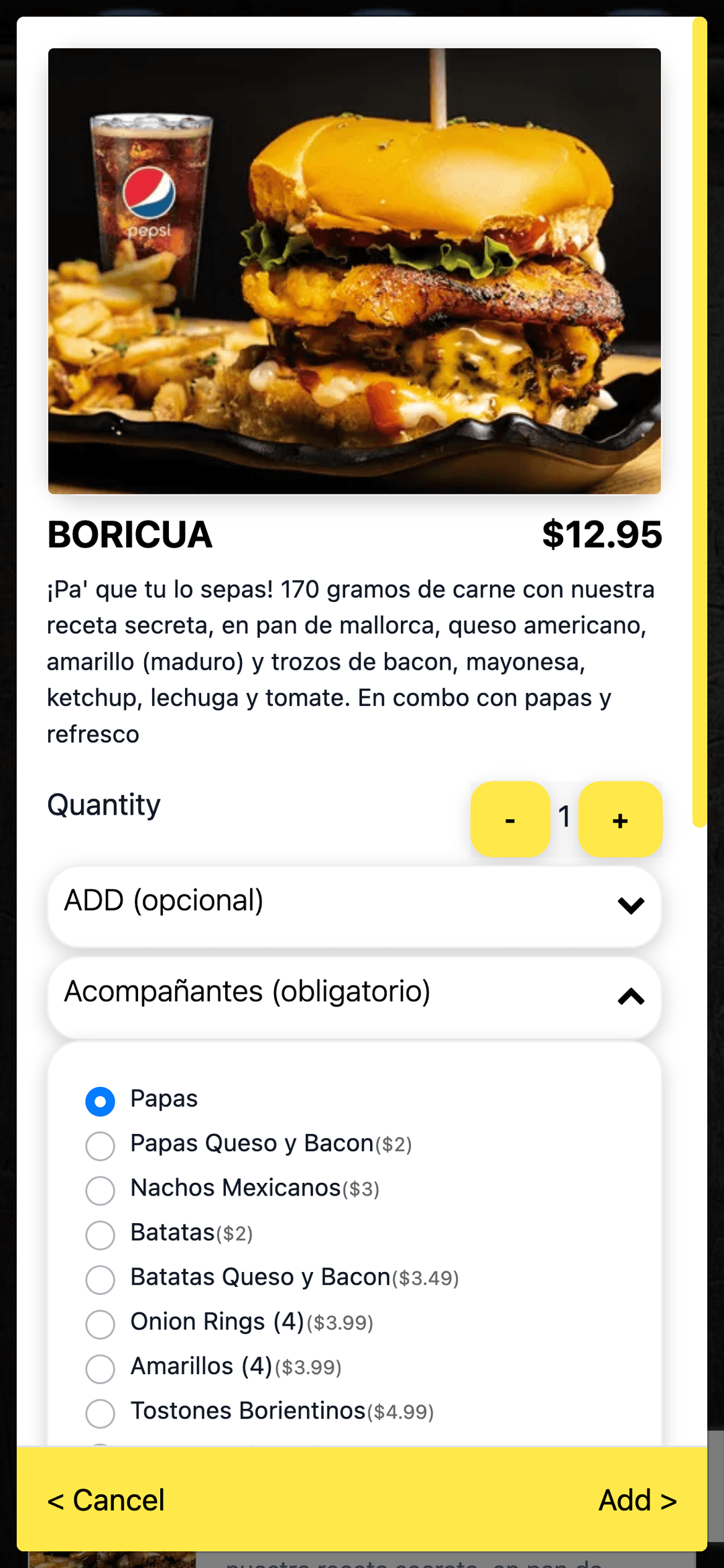 Ogent ordering portal screenshot