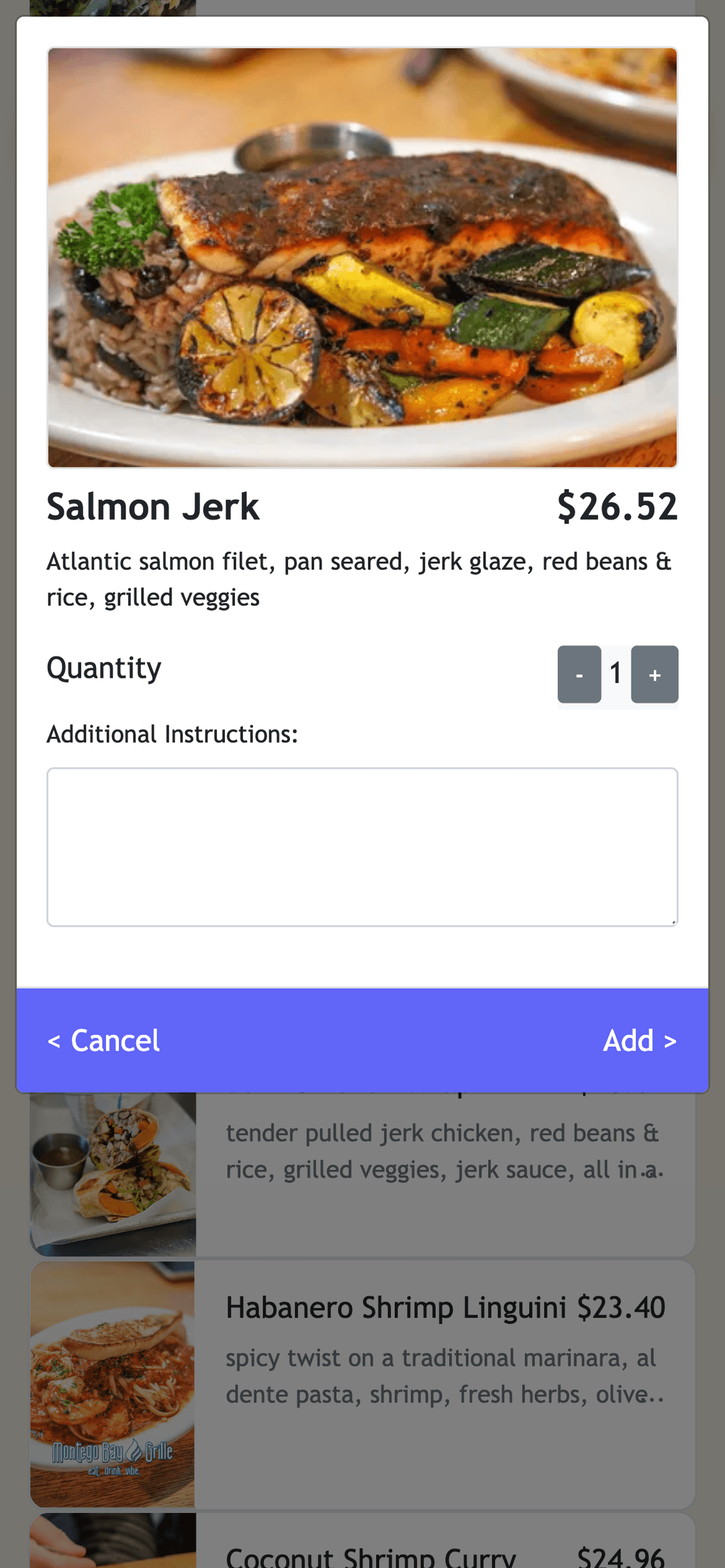 Ogent ordering portal screenshot