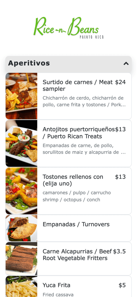 Ogent ordering portal screenshot