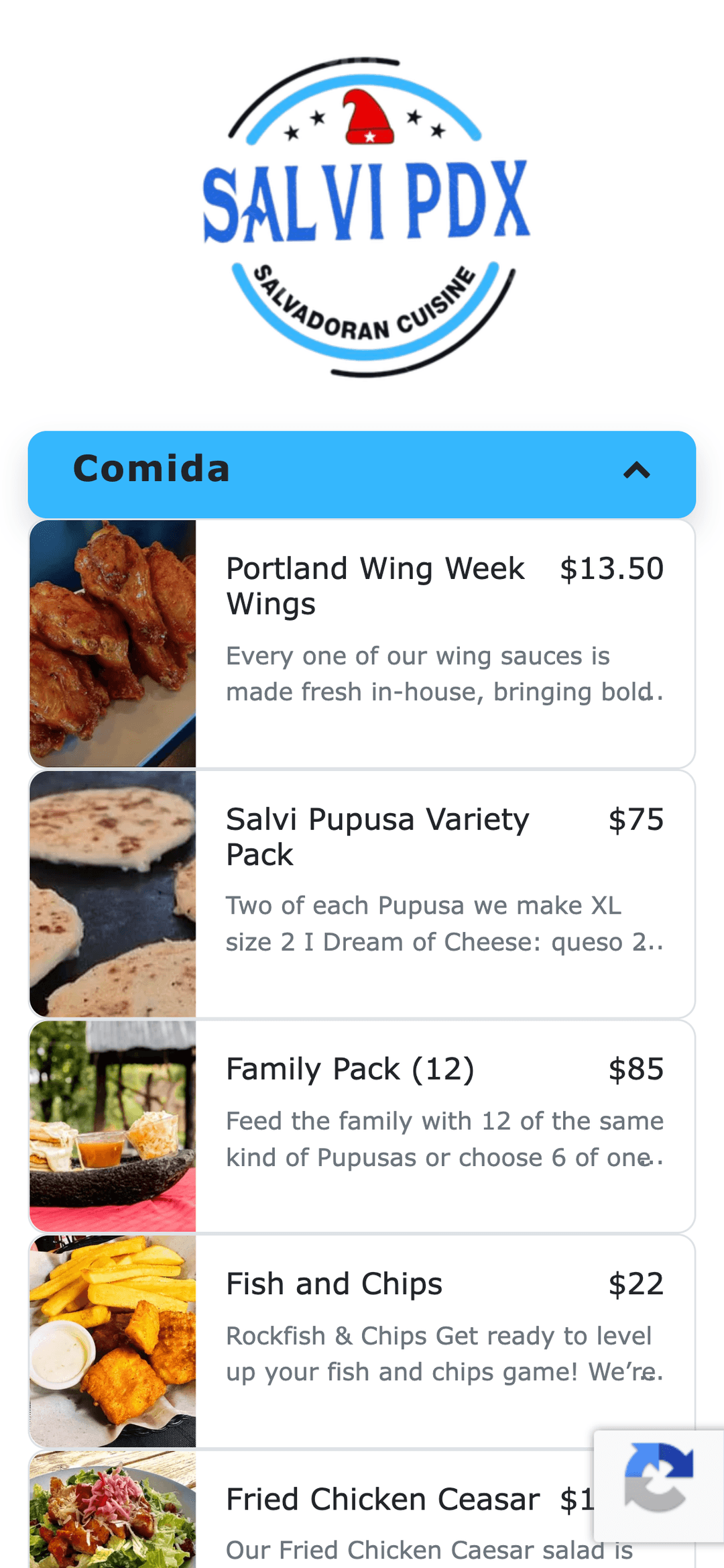 Ogent ordering portal screenshot